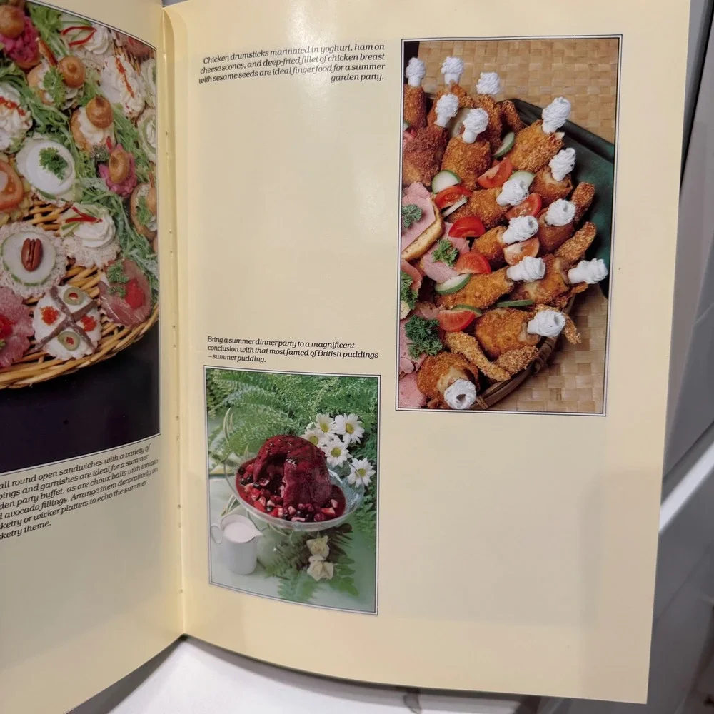 Food & Flowers for the Four Seasons John Tovey Derek Bridges Vintage 1983 Book